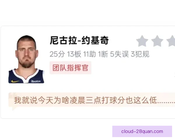 深度拆解约基奇季后赛高位策应如何重塑掘金进攻体系与胜负走势